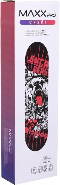 Круизер MaxxPro AS-04-BR черный/с принтом