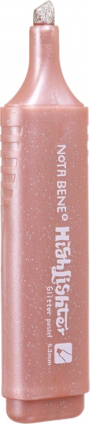 Маркер текстовий Nota Bene with glitter 521B-24 orange помаранчевий 