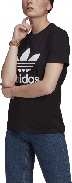 Футболка Adidas TREFOIL TEE GN2896 р.34 чорний