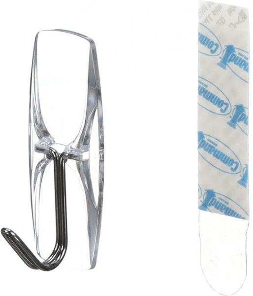 Смужки для гачків Command середні прозорі 9 шт. 17021CLR