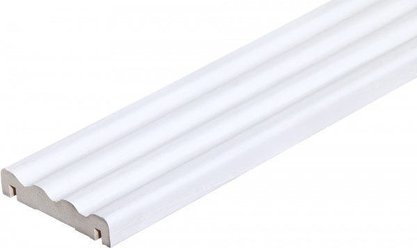 Наличник Канелюр Terminus 16х85х2150 мм ясень белый 