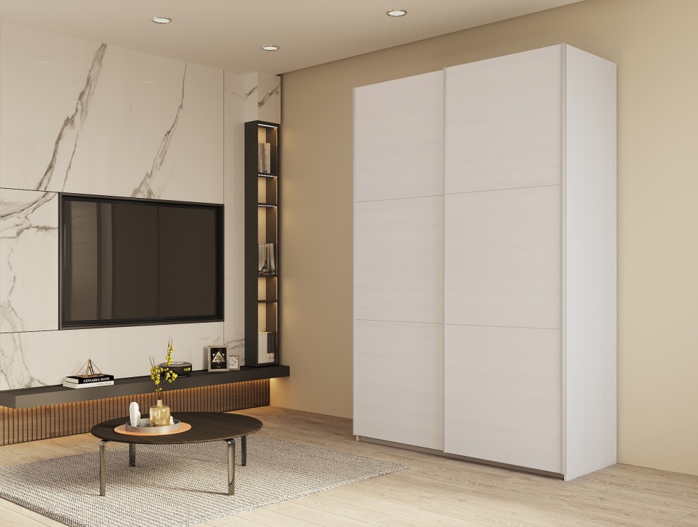 Корпус шафи-купе G-Кайзер (240х160х60) білий альба Doros 1600х600x2400 мм білий