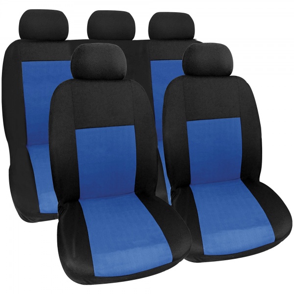 Набір чохлів для сидінь MARANELLO C/Sedile Univ Monaco Blu чорний із синім