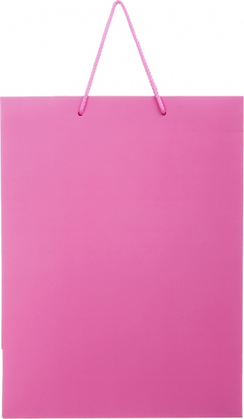 Пакет подарунковий рожевий 400x300x170 мм