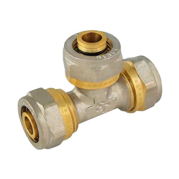 Трійник WaterPro металопласт С.m.f. 20х16х20