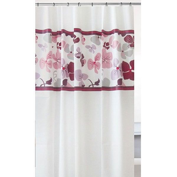 Штора для душа VanStore Pink Nature 610-15