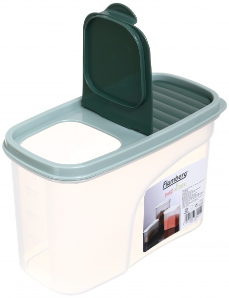 Емкость для хранения Sand 1,2 л травяная Flamberg Smart Kitchen