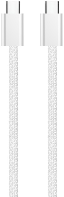 Кабель ColorWay Type-C - Type-C (braided cotton) (PD Fast Charging 60W) 3.0А 1 м сірий (CW-CBPDCC061-GR)