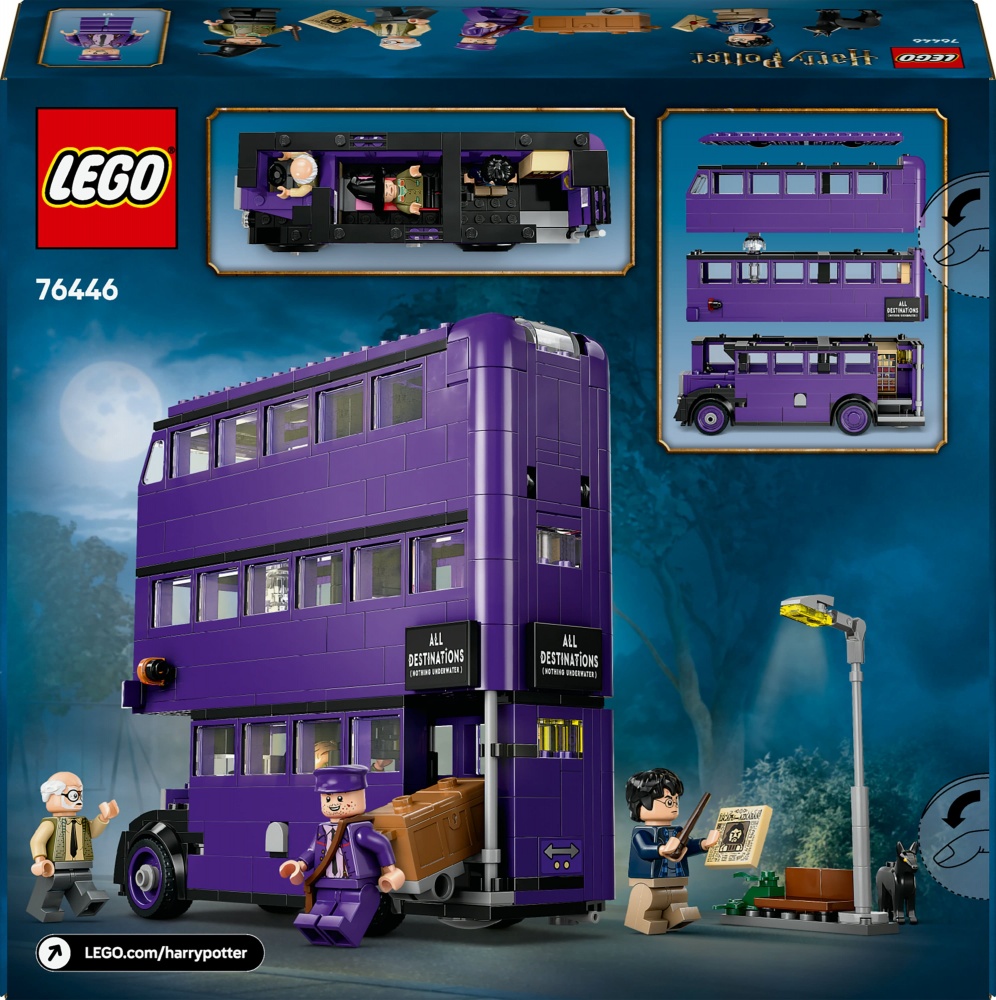 Конструктор LEGO Harry Potter Приключения на Рыцарском автобусе 76446