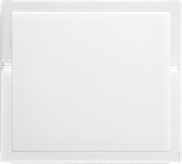 Меблева ручка 24 мм білий Poliplast 0603TRAS/Wh