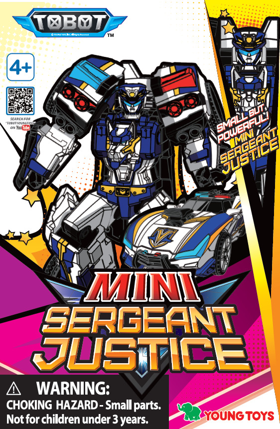 Игрушка-трансформер мини Tobot Сержант Джастис НП 301211