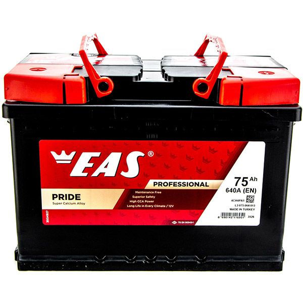 Аккумулятор EAS Pride 116951 L3 075AH 640A MF R+