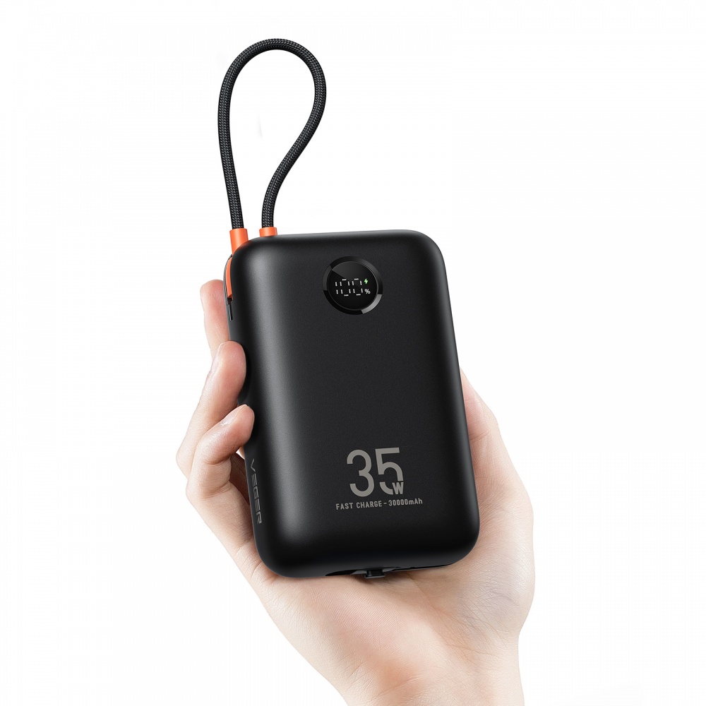 Повербанк VEGER W3018 30000 mAh black (W3018.black)