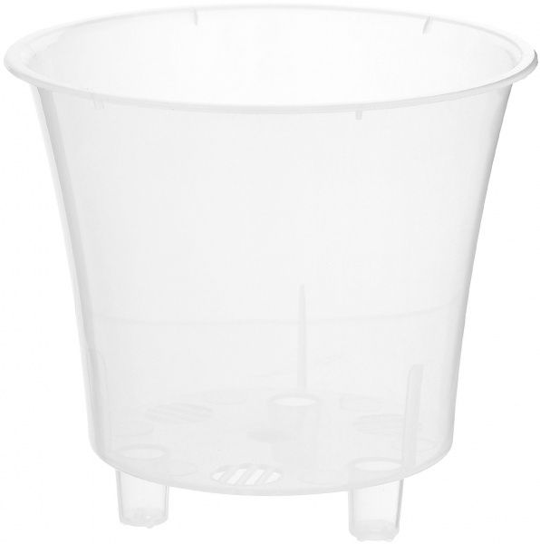 Горшок пластиковый Santino Арте круглый 2л прозрачный 