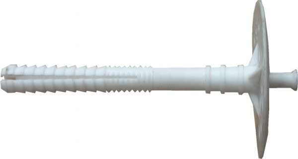 Дюбель для теплоізоляції поліпропіленовий із пластиковим цвяхом 10x70 мм 100 шт. Expert Fix