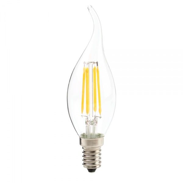 Лампа світлодіодна LightMaster FIL Deco CF37 6,5 Вт E14 2700 К 230 В LB-659 