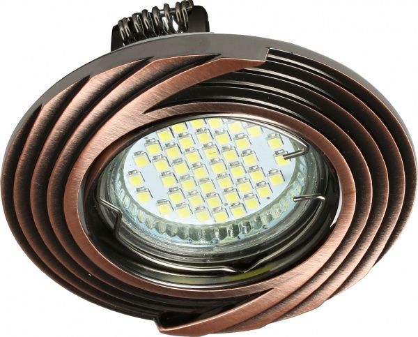 Светильник точечный LightMaster G5.3 античная медь DL6227 антична мiдь 