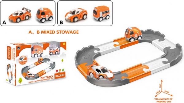 Ігровий набір Shantou Автомобілі з треком зі світловими та звуковими ефектами OTC0873478