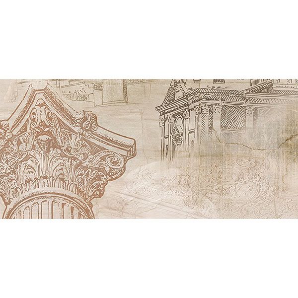 Плитка Golden Tile Savoy Coliseum бежевий декор №4 401341 30x60 