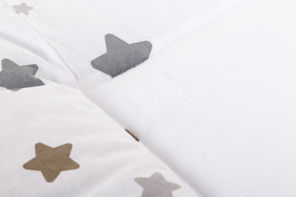 Сповивальний матрацик Little stars beige\grey (426.20) Baby Veres 72x80 см