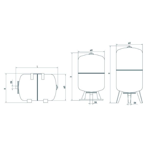 Гідроакумулятор PRC N HT 50