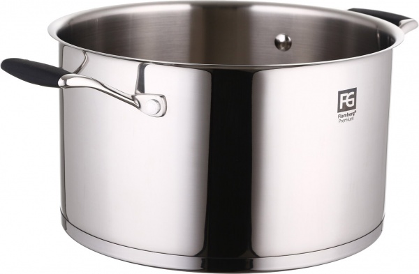 Кастрюля со стеклянной крышкой Nature 24 см 6,3 л Flamberg Premium