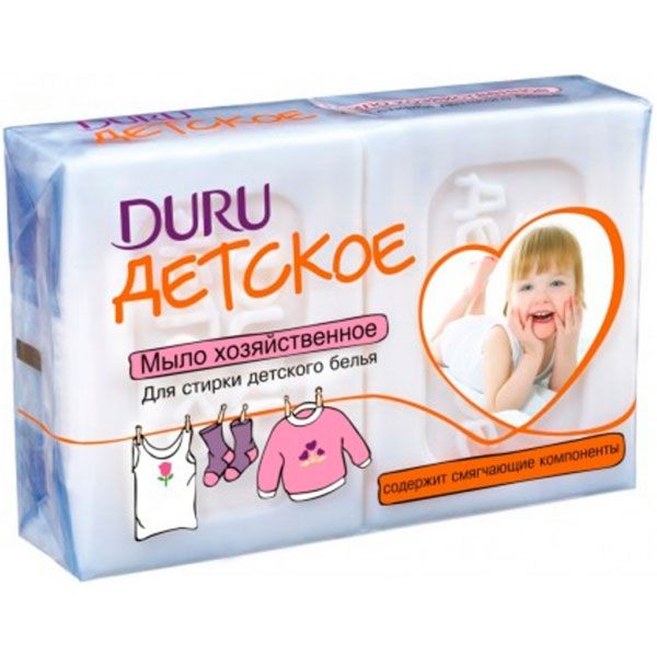 Мыло хозяйственное Duru Детское 2х125 г