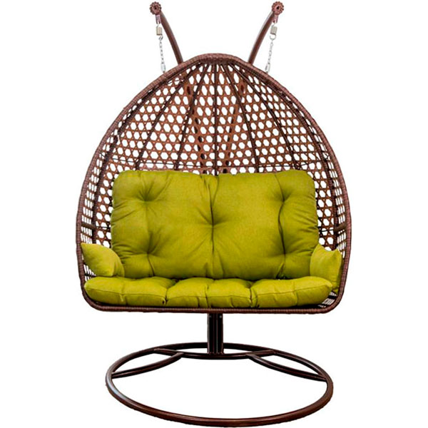 Крісло-кокон Indigo Мішель 1370х700х1360 мм коричневий