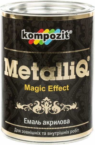 Емаль акрилова MetalliQ Kompozit золото 0,77 л