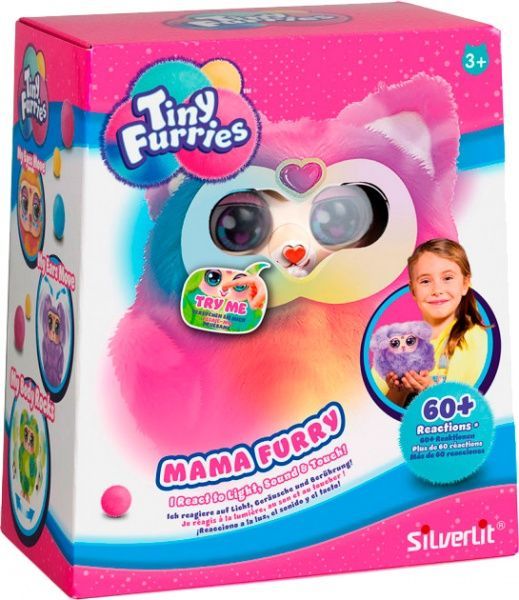 Игрушка интерактивная Tiny Furries S2 - МАМА ЛАЙМ 83683-LI