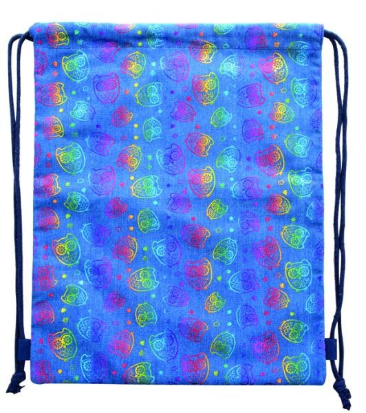 Сумка-мешок YES DB-11 Bright owl 35x45 см карамельное яблоко (555417) 