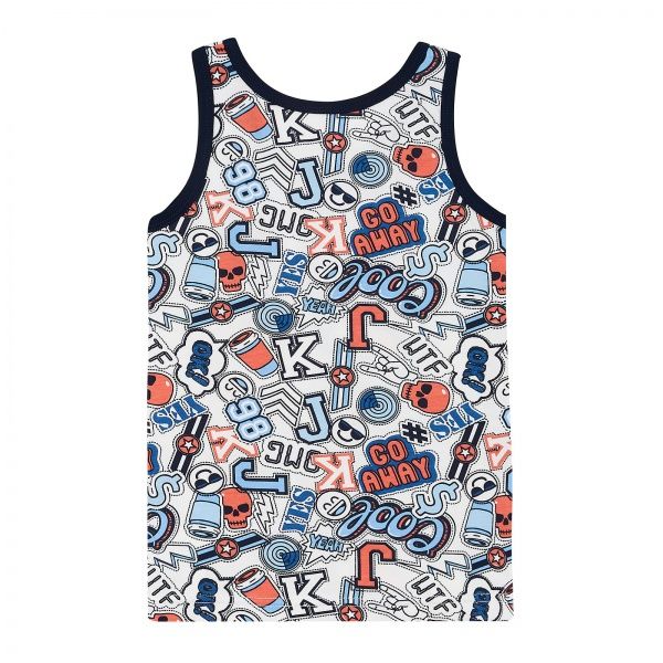 Майка для мальчиков Bibo 44033 р.152 белый с синим 