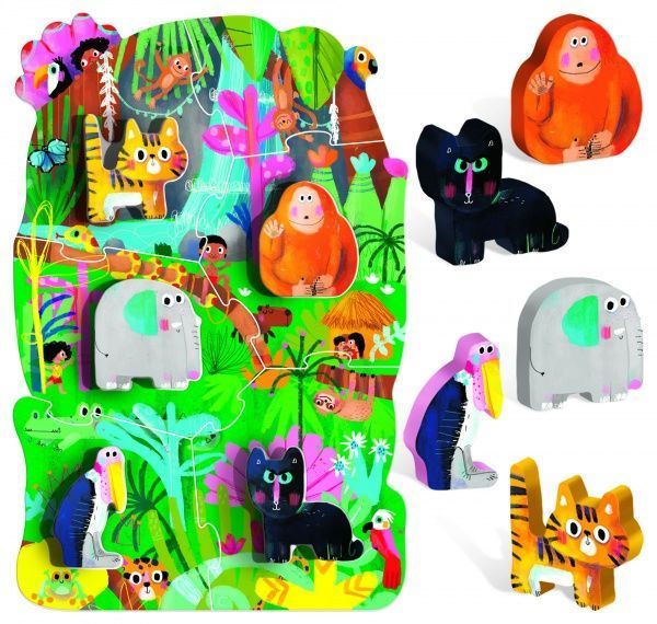 Пазл Headu Монтессорі_Джунглі IT22380