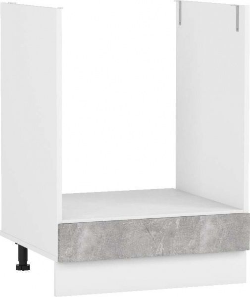 Тумба нижняя под духовку МС Идея Лофт Ндф 60/82/525 с фасадом бетон Грейд