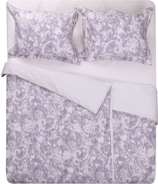 Комплект постільної білизни Grey Calla сімейний сірий Lameirinho 