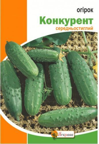 Насіння Яскрава огірок Конкурент 5г