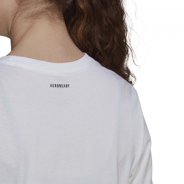 Футболка Adidas W DNT STP G T GS4156 р.XL бело-зеленый