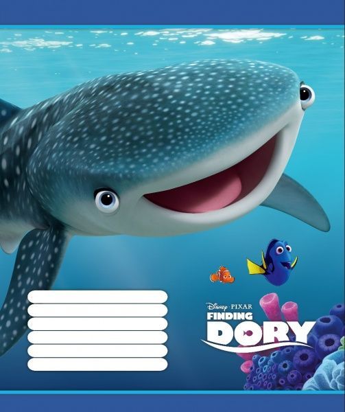 Зошит шкільний У пошуках Дорі 12 аркушів у клітинку Міцар+