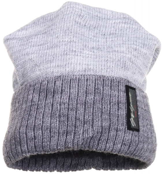 Шапочка детская для мальчика Kraft р.48-50 серый меланж 1963 