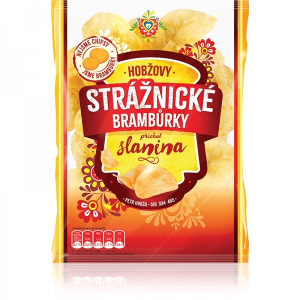 Чипси Straznicke з беконом 60 г