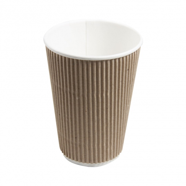 Стакан Petruzalek Стакан гофро бурий 250мл/30шт 30 шт.