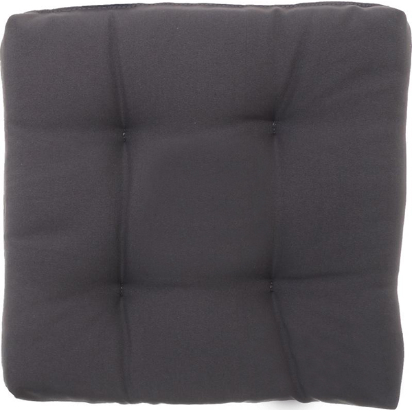 Подушка Indigo стебнована Color mini 35х35х5 см сірий