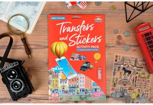 Набір наліпок Scribble Down Лондон, з онлайн-додатком (SD/19)