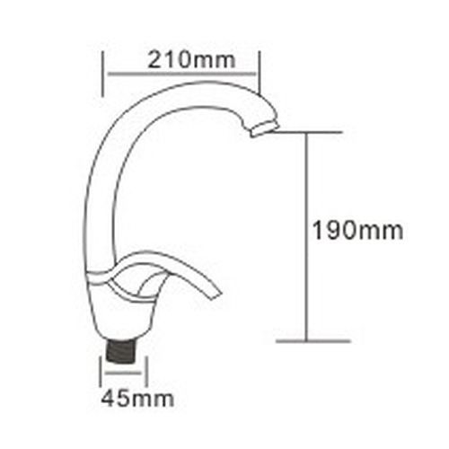 Смеситель для кухни Rozzy Jenori Aurora RBZ029-8N