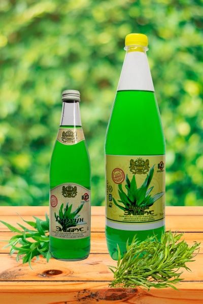 Безалкогольний напій Ельбрус зі смаком Тархун 0,5 л (4820137800276) 