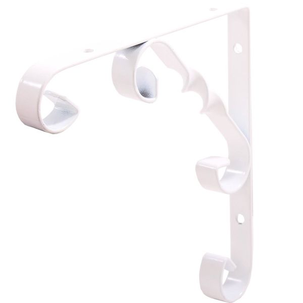 Кронштейн  L7408WH орнаментал 200х200 мм білий