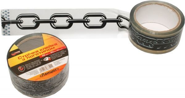 Клейка стрічка «Ланцюг» 48 мм 50 м 40 мкн