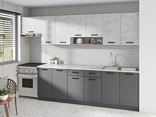 Кухня ViANT Industrial light ЛДСП 3 м 