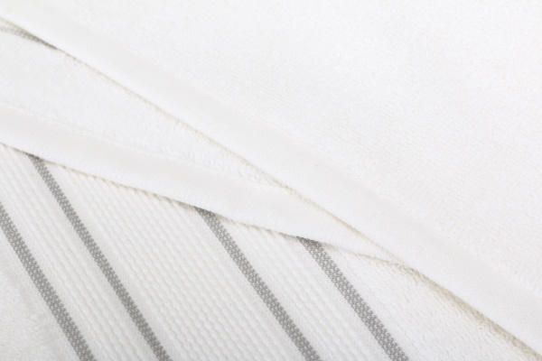 Рушник Villa 100x150 см білий із сірим Sous Dias 