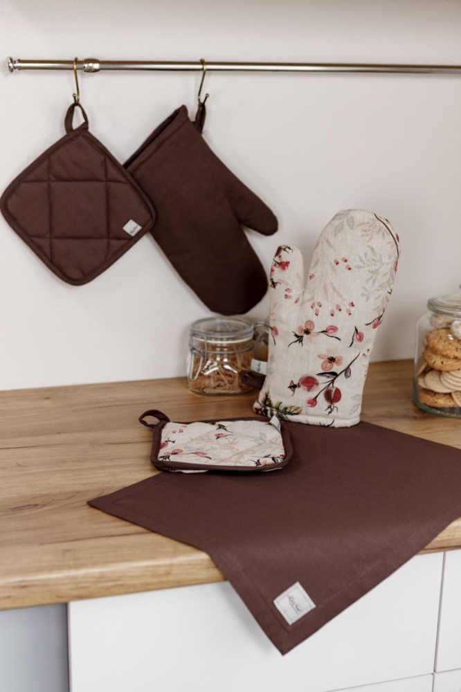 Серветки столові La Nuit Шипшина 45x35 см коричневий